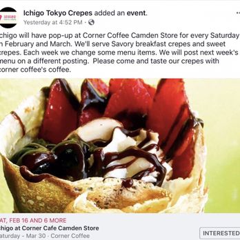 Ichigo Tokyo Crepes - Just an FYI. I'll leave it here. - Creperies Near Me - Minneapolis, Minnesota Ichigo Tokyo Crepes - Just an FYI. I'll leave it here. - Creperies Near Me - Minneapolis, Minnesota