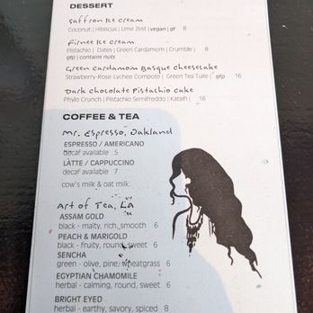 Jaji - Dessert menu June 2025 - Afghan Near Me - Oakland, California