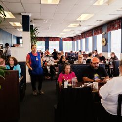 Waffle King's Virginia Kitchen - General overall interior. There is another seating section parallel to this