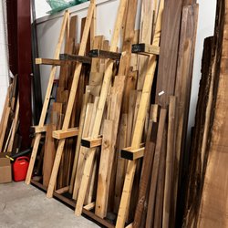 Dueling Maples - Dimensional Hardwood Lumber racks