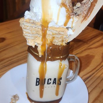Bocas House Weston - Dulce de Leche Milkshake - Peruvian Near Me - Weston, Florida