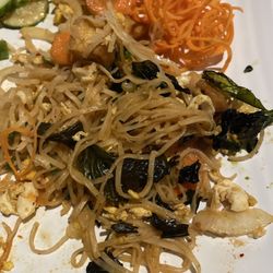 Thai basil noodles.