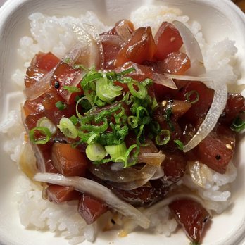 Sato Seafood - Shoyu Tuna bowl - Poke Near Me - Honolulu, Hawaii Sato Seafood - Shoyu Tuna bowl - Poke Near Me - Honolulu, Hawaii