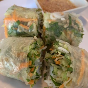 Noodle House by Lao-Luangprabang - Fresh rice paper roll, wrapper wasn't thick at all like other rolls I've had - Noodles Near Me - Melbourne, VIC Noodle House by Lao-Luangprabang - Fresh rice paper roll, wrapper wasn't thick at all like other rolls I've had - Noodles Near Me - Melbourne, VIC