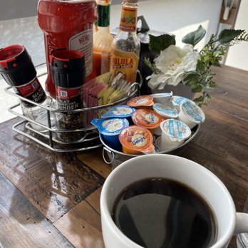 B&B Cafe - Fresh, hot coffee with flavored creamer options. - Breakfast & Brunch Near Me - McKinney, Texas