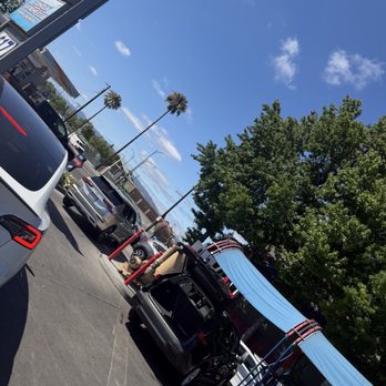 Extreme Express Car Wash - No sign that says don't go through here. - Car Wash Near Me - San Jose, California