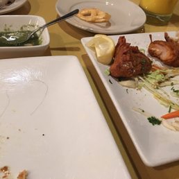 Hair and undercooked Fish Amritsari Hair and undercooked Fish Amritsari