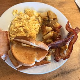 Breakfast plate. Breakfast plate.