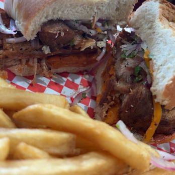 Inca's Peruvian Grill - Chicharonnes sandwich. - Peruvian Near Me - Upland, California