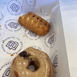 Coffee Croissant Donut and Blueberry Cream Cheese Pastry Coffee Croissant Donut and Blueberry Cream Cheese Pastry