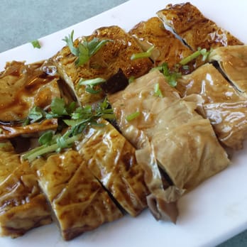 Ambrosia Veggie House - Marinated Bean curd colls - Chinese Near Me - Calgary, Alberta