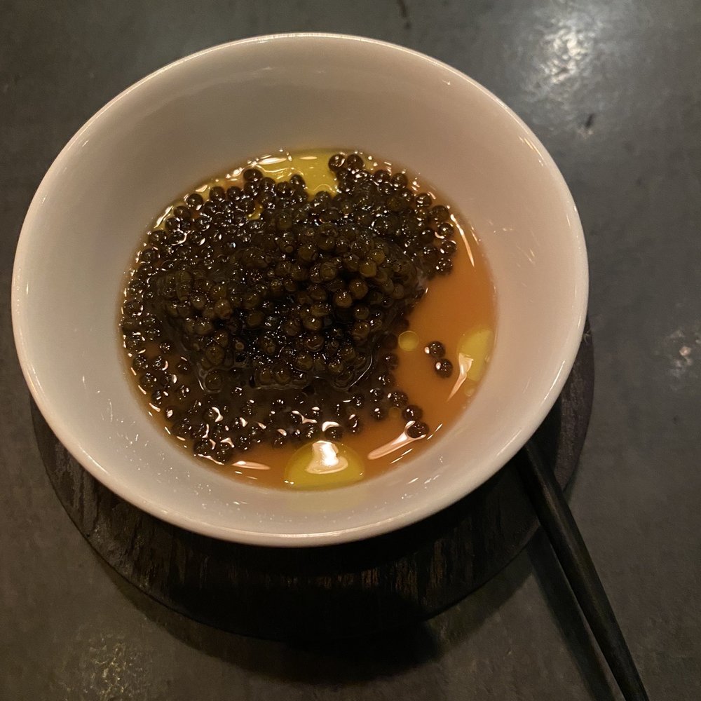 Atera - custard w/ kaluga caviar and bonito - New American Near Me - New York, New York