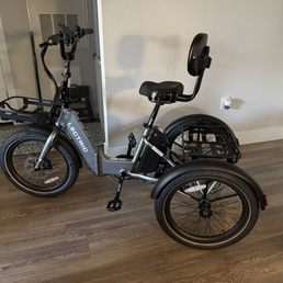 My new foldable Lectric XP Trike.  Great fun!