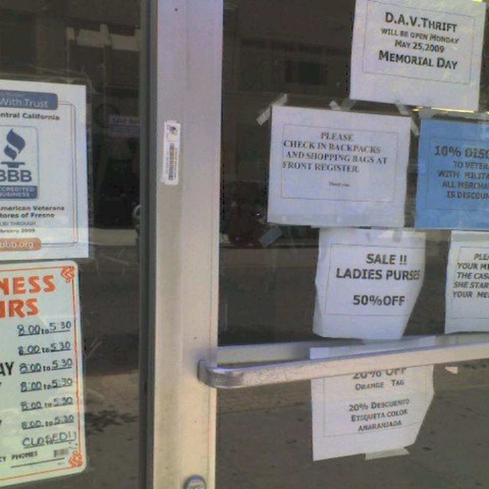 Valley veterans thrift - Thrift Stores Near Me - Fresno, California Valley veterans thrift - Thrift Stores Near Me - Fresno, California