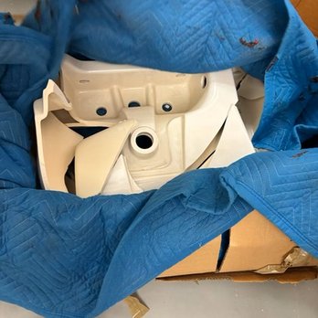 Moishe's Moving & Storage - Smashed sink - Movers Near Me - New York, New York