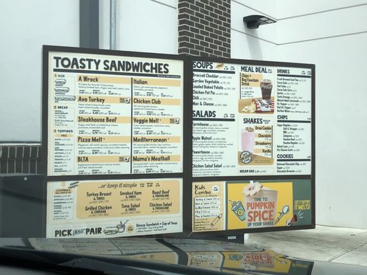 Menu photo 2 Potbelly Tampa, FL