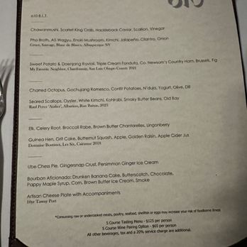 610 Magnolia - Menu - Southern Near Me - Louisville, Kentucky