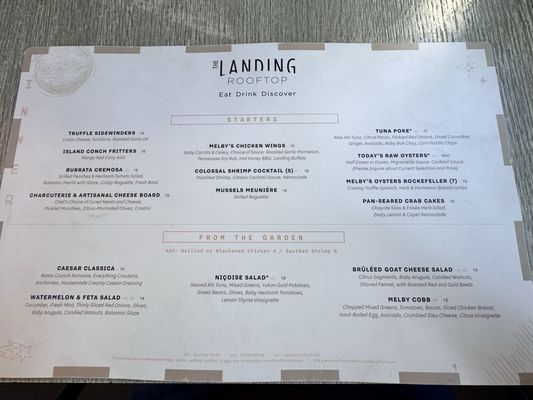 Menu photo 2 The Landing RoofTop Melbourne, FL