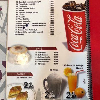 Kebab Inn - Menu 10 - Turkish Near Me - Barcelona, B