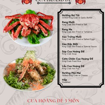Tram Chim Fresh Seafood - Live Kingcrab with 3 Courses. - Vietnamese Near Me - Westminster, California Tram Chim Fresh Seafood - Live Kingcrab with 3 Courses. - Vietnamese Near Me - Westminster, California
