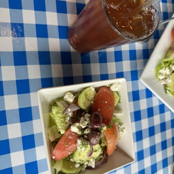 Stephens Market & Grill - Salad and home made brewed tea (done with tea bag) yum - Greek Near Me - Ventura, California Stephens Market & Grill - Salad and home made brewed tea (done with tea bag) yum - Greek Near Me - Ventura, California