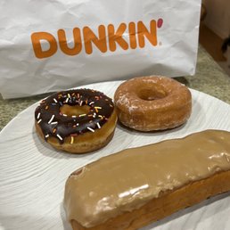 Maple, glazed, and chocolate sprinkle donut Maple, glazed, and chocolate sprinkle donut