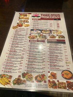Menu photo 4 Thai Lotus Corona, CA