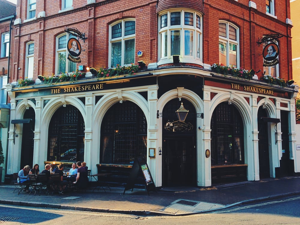 The Shakespeare Pub Summer Row Birmingham