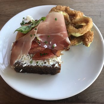 The Optimist - Ricotta toast and calamari - Seafood Near Me - Atlanta, Georgia The Optimist - Ricotta toast and calamari - Seafood Near Me - Atlanta, Georgia