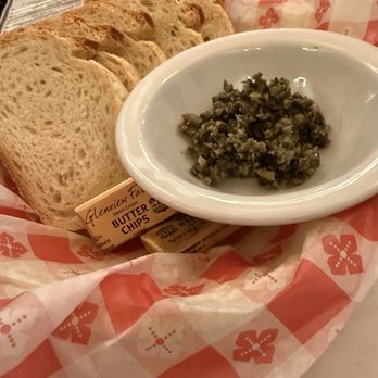 Mamma Mia - Bread, butter and olive tapenade. - Italian Near Me - Bakersfield, California Mamma Mia - Bread, butter and olive tapenade. - Italian Near Me - Bakersfield, California