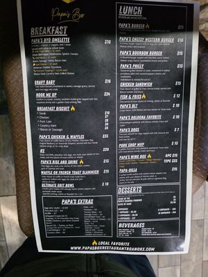 Menu photo 3 Papa's Box Roanoke, VA Menu photo 3 Papa's Box Roanoke, VA
