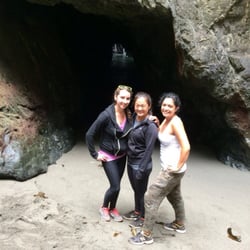Blowhole Trail - We chose to rappel down to the bottom. Very awesome place!