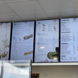 Izumi Japanese Express - Menu