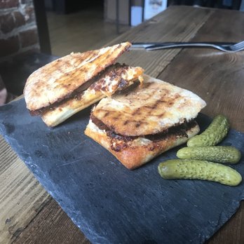 The Lounge - a grilled sandwich and pickles - Lounges Near Me - Boulder, Colorado