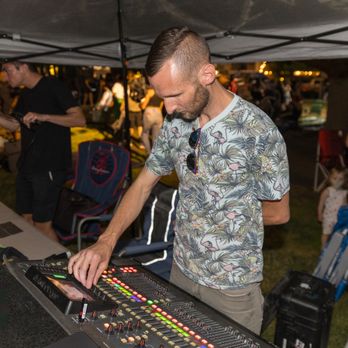 DPH Sound and Lighting - Ryan mixing front of house for Brentwood concerts in the park. - Audio/Visual Equipment Rental Near Me - Antioch, California DPH Sound and Lighting - Ryan mixing front of house for Brentwood concerts in the park. - Audio/Visual Equipment Rental Near Me - Antioch, California