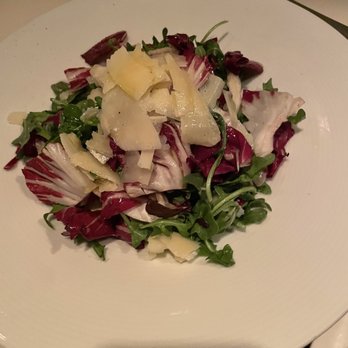 L'Albatros - Arugula And Radicchio With Shaved Parmesan - French Near Me - Cleveland, Ohio L'Albatros - Arugula And Radicchio With Shaved Parmesan - French Near Me - Cleveland, Ohio