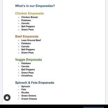 Fiesta Empanada - Menu - Desserts Near Me - St. Catharines, Ontario Fiesta Empanada - Menu - Desserts Near Me - St. Catharines, Ontario