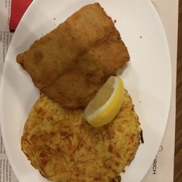 Pork cordon bleu and rosti Pork cordon bleu and rosti