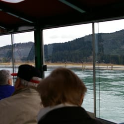 Fraser River Safari - Eagle tours in winter? You betcha! Warm and cozy on board the Safari boat.