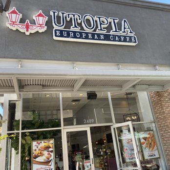 Utopia Caffe - Nice sign - Breakfast & Brunch Near Me - Tustin, California