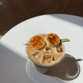 Outset Coffee - Financial District - Toasted banana latte - Coffee & Tea Near Me - San Francisco, California Outset Coffee - Financial District - Toasted banana latte - Coffee & Tea Near Me - San Francisco, California