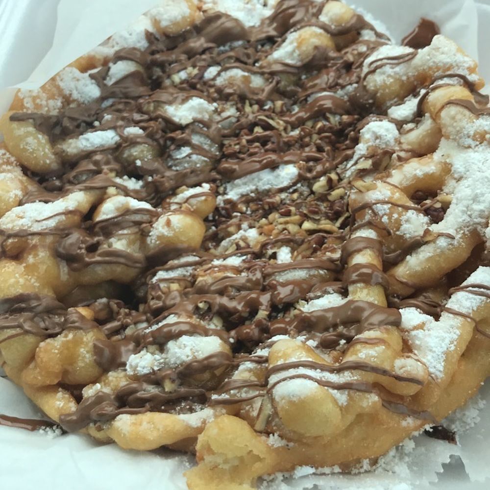 Quintessential Sweets - Turtle Funnel Cake - Desserts Near Me - Bartlett, Tennessee Quintessential Sweets - Turtle Funnel Cake - Desserts Near Me - Bartlett, Tennessee