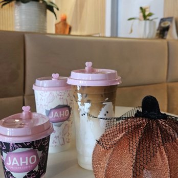 Jaho - Hot Coffee. Flat White. Spooky Boo Latte - Iced Only. - Coffee & Tea Near Me - Boston, Massachusetts Jaho - Hot Coffee. Flat White. Spooky Boo Latte - Iced Only. - Coffee & Tea Near Me - Boston, Massachusetts
