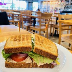 I didn't get my egg salad sandwich, but this tuna sandwich was ok too.