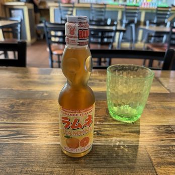 CM Chicken - Korean soda water. Orange flavored. Very good and it was fun trying to get the ball stopper out so I could drink it. - Korean Near Me - Columbus, Ohio