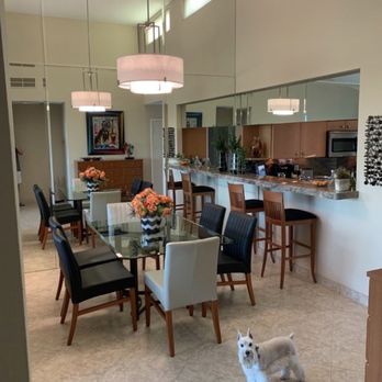 Illusion Custom Finishes - AFTER 6 dining chairs re-stained to match each other and make uniform - Furniture Repair Near Me - Cathedral City, California Illusion Custom Finishes - AFTER 6 dining chairs re-stained to match each other and make uniform - Furniture Repair Near Me - Cathedral City, California