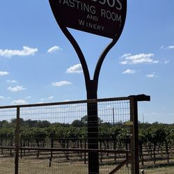 Perissos Vineyard and Winery - Sign outside winery