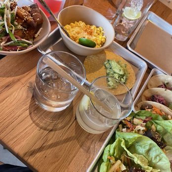Bartaco - We order pork belly platter ahi tuna tacos 3 kinds of tacos guac n chops elote 3 kinds of drinks churros - Mexican Near Me - Garden City, New York Bartaco - We order pork belly platter ahi tuna tacos 3 kinds of tacos guac n chops elote 3 kinds of drinks churros - Mexican Near Me - Garden City, New York