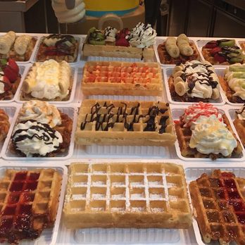 Le Funambule - Waffle Display - Waffles Near Me - Brussels, BRU Le Funambule - Waffle Display - Waffles Near Me - Brussels, BRU