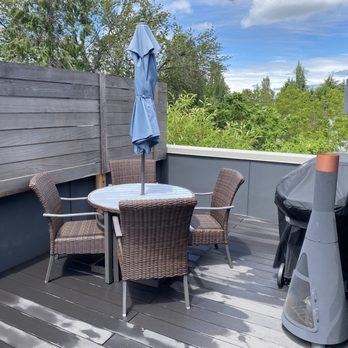 JDA Lawn Care - Powerwashed townhouse deck and clean deck furniture. - Lawn Services Near Me JDA Lawn Care - Powerwashed townhouse deck and clean deck furniture. - Lawn Services Near Me